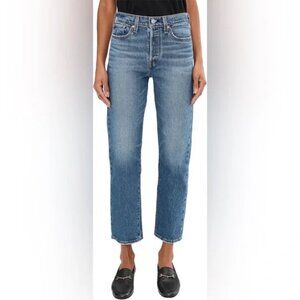 Levi's Wedgie Straight Ankle Women's Jeans 100% Cotton Size 28